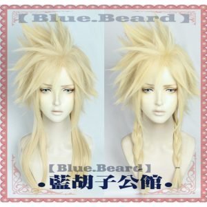 Cloud Strife Wig Final Fantasy VII Remake – Blue Beard
