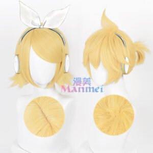 Peruca Kagamine Rin/Len Vocaloid – Manmei