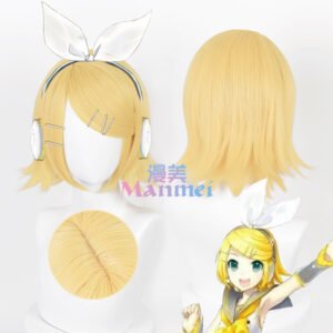 Peruca Kagamine Rin/Len Vocaloid – Manmei